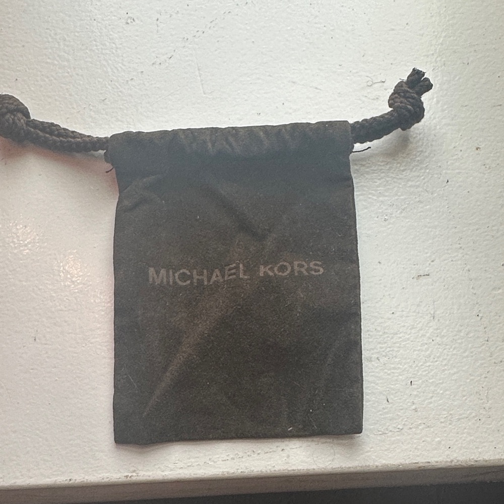 Michael Kors Brown Drawstring Pouch